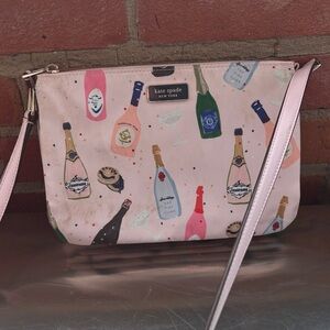 Kate Spade Multicolor Bottle Print Crossbody Bag